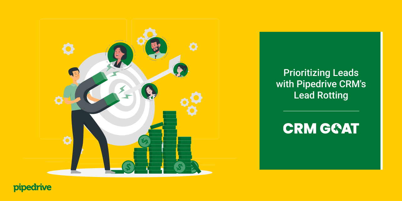Prioritizing Leads with Pipedrive CRM's Lead Rotting | CRM GOAT